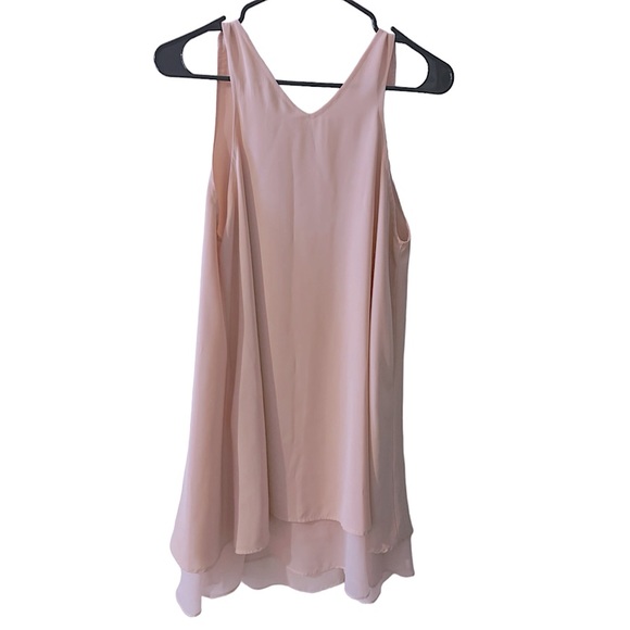 Francesca’s Annabella Pale Pink Dress Size Small - Picture 2 of 5